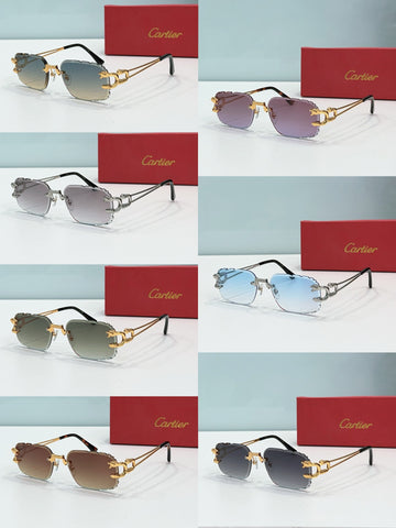 Replica Cartier AAA Quality Women's Sunglasses