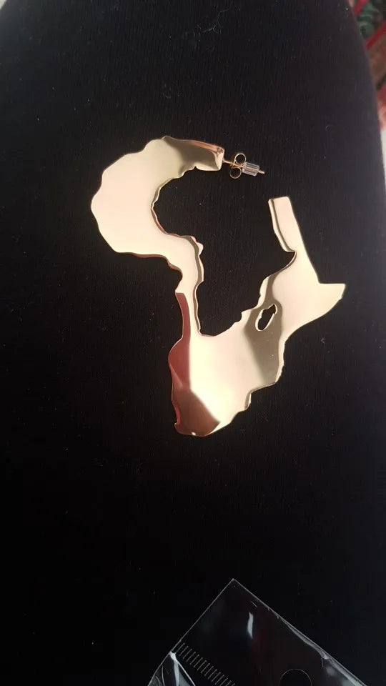 African Heritage Symbol Cutout Earrings