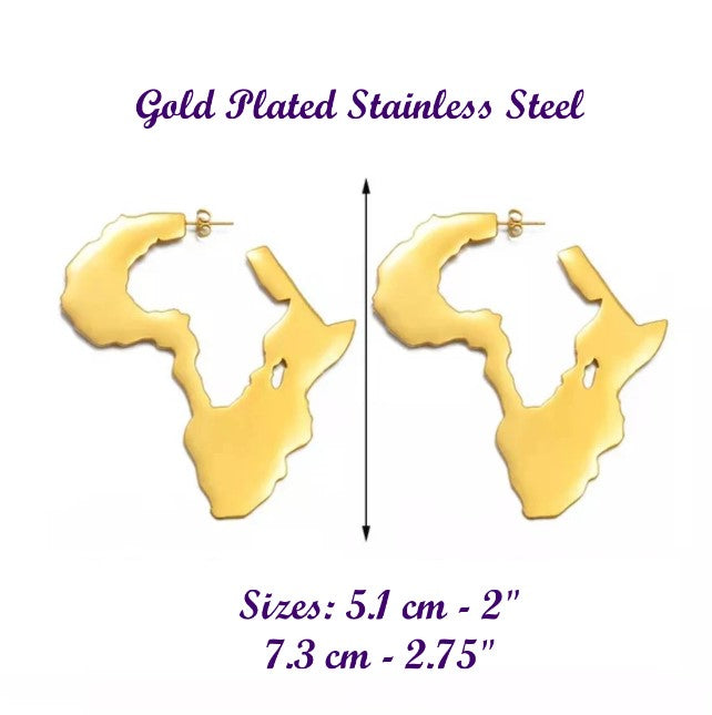 African Heritage Symbol Cutout Earrings