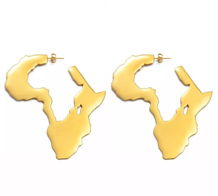 African Heritage Symbol Cutout Earrings