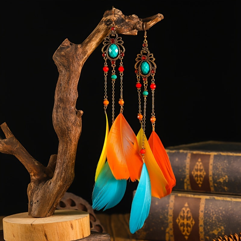 Women’s Feather Dangle Earrings