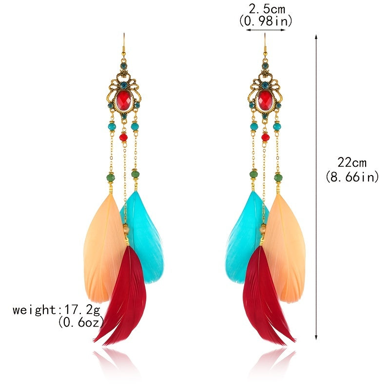 Women’s Feather Dangle Earrings