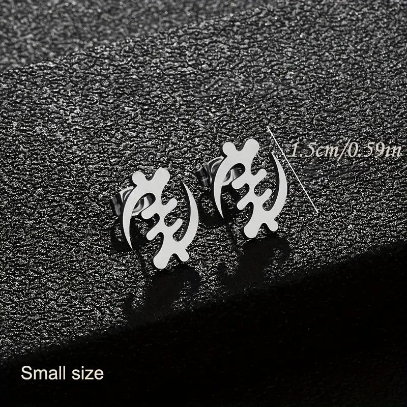 African Heritage Symbol Cutout Earrings
