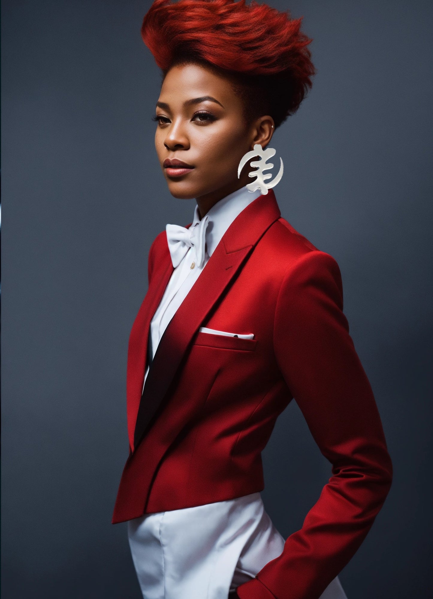 African Heritage Symbol Cutout Earrings