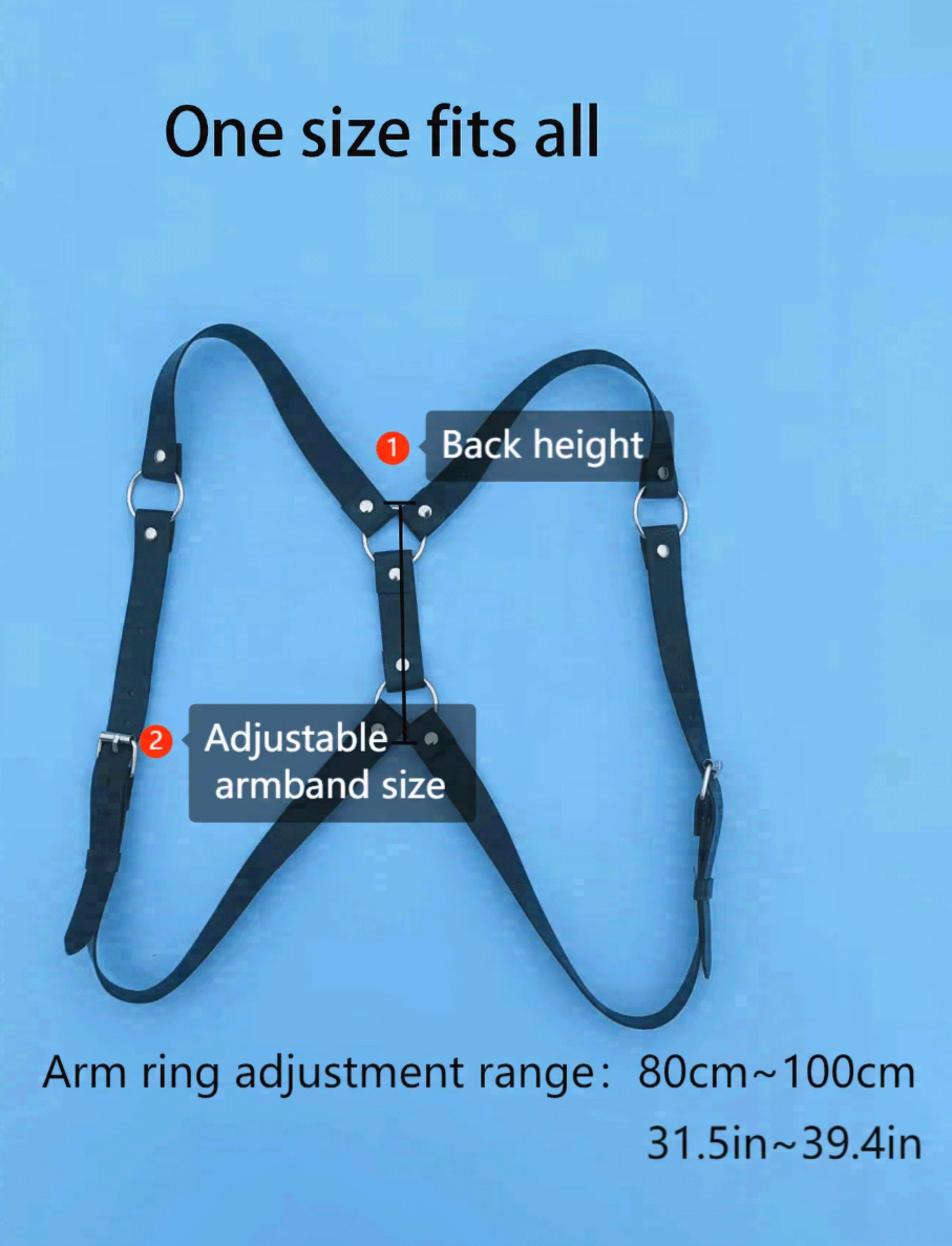 Men's Versatile Knight's Harness Black