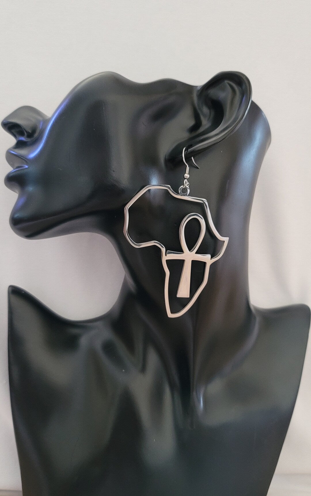 African Heritage Symbol Cutout Earrings