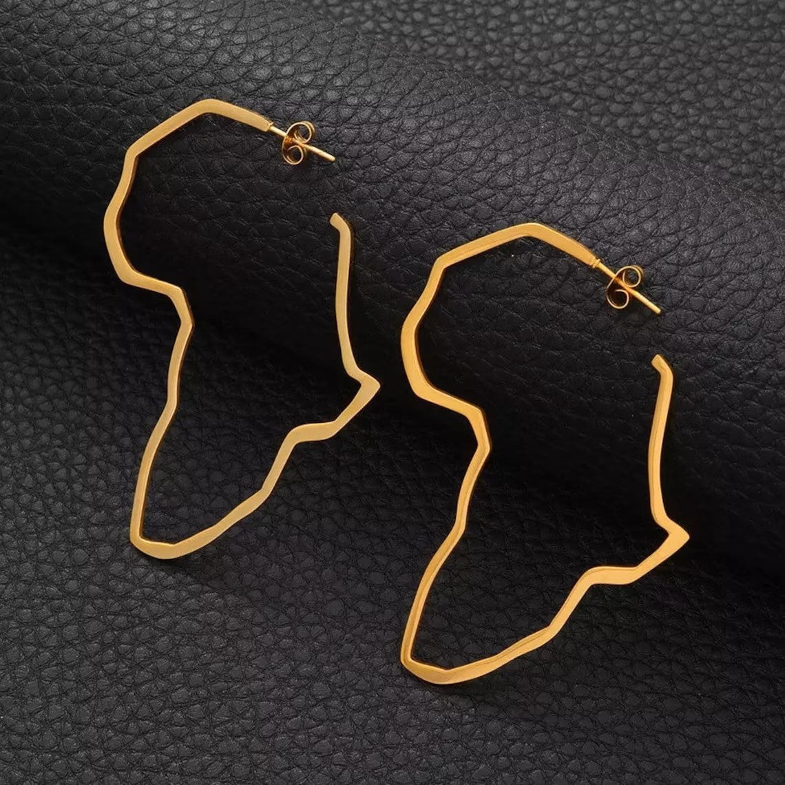 African Heritage Symbol Cutout Earrings