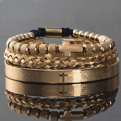 Men's Exquisite Bracelet Set Collection Gold