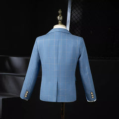 Boys 4pc Formal/ Wedding Suit Blue