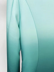 Women's Gradient Single Button Pants Suit