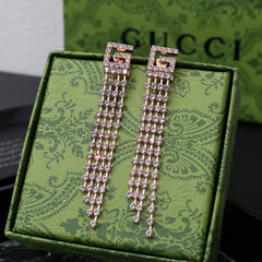 Women's REPLICA G-motif embellished drop earrings